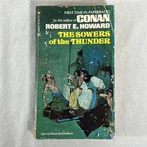 CONAN SOWERS OF THE THUNDER by ROBERT E. HOWARD Soft Cover 1975 - Picture 1 of 7