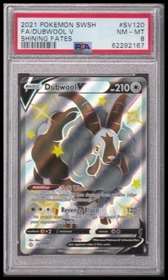 2021 Pokemon Shining Fates #SV120 Fa/Dubwool V Shining Fates PSA 8 - Image 1 of 2