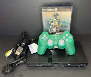 Sony PlayStation PS2 Slim Console Bundle Cords Controller & Kingdom Hearts Game - Picture 1 of 10