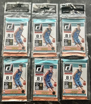Panini 2022/2023 NBA Donruss Basketball Retail Boosters X 6 Packs - 8 cards/pack - image 1 of 3