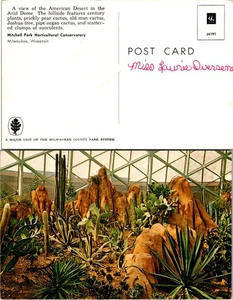 Postcard of Mitchell Park Horticultural Conservatory Milwaukee Wisconsin - Picture 1 of 1