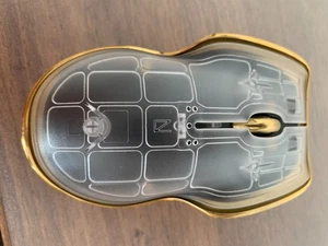 Lunar Artefacts WIRELESS COMPUTER MOUSE POINTER INSTRUMENT - TRANSPARENT BRASS - Zdjęcie 1 z 9