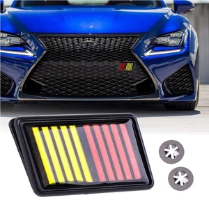 Three Tone 1Pcs Emblem Fit for Mitsubishi RALLIART Lancer Evolution Pajero - Foto 1 di 6