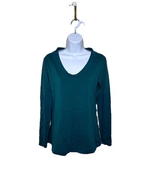 Top Indígena Perú Manga Botón Cuello Redondo L/S Algodón Orgánico Talla S Evergreen Foto 1 de 4