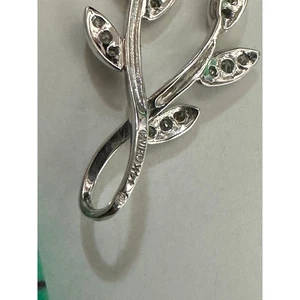 Colgante de diamantes de oro blanco de 14K,   - Imagen 1 de 5