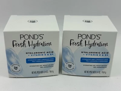 PACK 2 - Crema hidratante en gel de ácido hialurónico hidratante Pond's Fresh 3,4 oz Foto 1 de 4