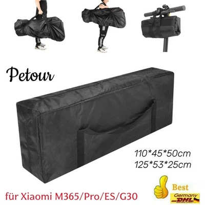 PETOUR Schutzhülle Tragetasche für E-Scooter Xiaomi Elektroroller Handtasche Rucksack