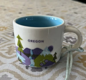 Starbucks You Are Here Collection Oregon 2 fl oz Kaffeebecher ORNAMENT - Bild 1 von 6