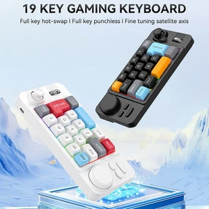 RGB Hot Swap Wired Mechanical Keyboard With Volume Scroll For Computer Laptop - Photo 1/15
