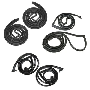 Complete Rubber Door Weatherstrip Seals Kit Set NEW for Chevy GMC Van - Picture 1 of 12