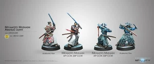 Infinity - Miyamoto Mushashi Aristeia! Outfit Mercenaries Corvus Belli INF280721 - Picture 1 of 4