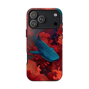 Phone Ink Case for iPhone / Galaxy / Pixel – Whale Shark Lush Ocean - Picture 1 of 257