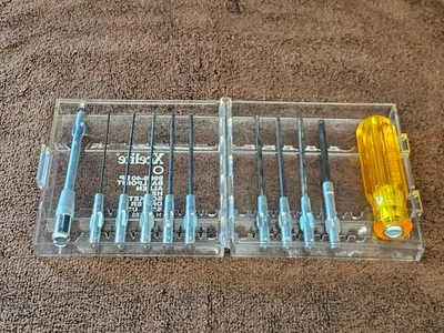 11 Piece Xcelite Ball Point Hex Allen Driver Bit Set Screwdriver 99PS-40 BP - Image 1 of 4