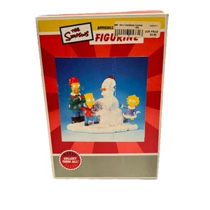 NEW Vintage 2005 The Simpsons "We Can Build A Snowman" Christmas Figurine - Picture 1 of 5