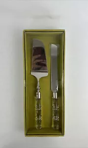Pier 1 Imports Wedding Cake / Dessert Serveware Set New In Box Set Of 2 - Picture 1 of 13
