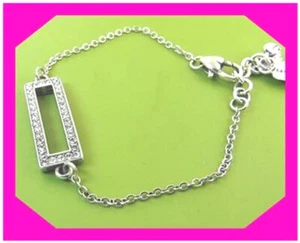 BRIGHTON STARRY NIGHT BAGUETTE Silber Kristall Armband Neu mit Etikett $42 - Bild 1 von 3