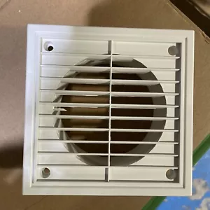 Lüfter Lüftungsgrillabdeckung für Abzieherventilator universell passend neu 4"" - Bild 1 von 2