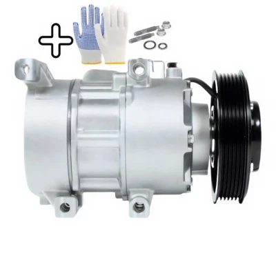 A/C Compressor w/ Clutch For Kia Rio 2012-2017 Hyundai Accent Kia Rio 1.6L L4 - Image 1 of 4