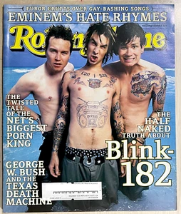 Rolling Stone Magazine #846 August 3, 2000 Blink 182- Eminem - George W. Bush 9z - Picture 1 of 1