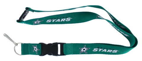 Dallas Stars Premium Lanyard [NEW] NHL Key Chain Ring Id Holder Badge Aminco Cover