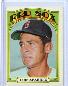 1972 Topps Luis Aparicio Boston Red Sox #313 βοΈπ₯π― EX - Foto 1 di 2