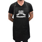 The best Dads get promoted to Grandpa Design Unisex Protective Apron XAPN049