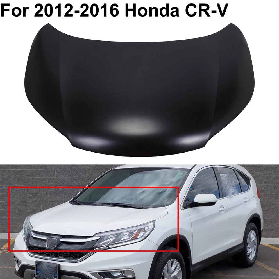 NEW Front Hood Panel Direct Replacement Fits 2012-2016 Honda CR-V Primed Foto 1 de 4