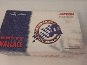 Action clear stock car #2 Rusty Wallace Miller lite Harley Davidson 2001 Ford... - Picture 1 of 10