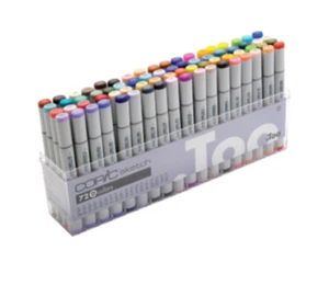SET 72 marcadores de boceto de copia de color para artista SET A, B, C, D, E tipo (FEDEX) - Imagen 1 de 22
