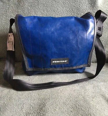 FREITAG F12 Dragnet Blue Recycle Material Shoulder Bag - Image 1 of 4