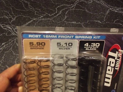 ASSOCIATED 89342 1/8 TRUGGY FRONT SPRING SET 78MM X 23MM FIT 16MM BORE SHOCKS - Image 1 of 2