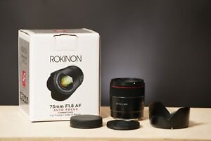 Rokinon AF 75mm f/1.8 Auto Focus High Speed Telephoto Lens for Sony E - IO75AF-E