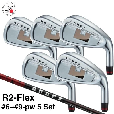 ONOFF AKA Iron Set 5pcs #6?#9,PW R2-Flex SMOOTH KICK MP-524I Graphite Shaft PSL - Image 1 of 4