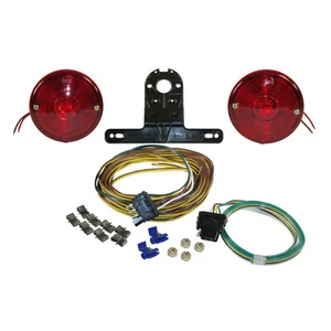 Economy Round Trailer Light Kit with Wiring Harness (7820) - Picture 1 of 2
