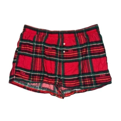 ROSA Victoria’s Secret Rojo Verde Pijama Pantalones Cortos Mujer’s Talla Pequeña Foto 1 de 4