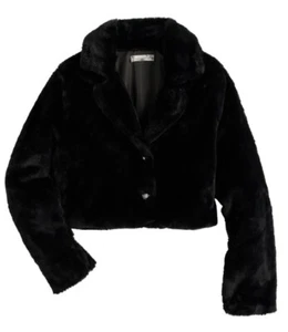 Size XL/16-Knit Works big girl’s Faux Fur Jacket , black,NWT - Picture 1 of 3
