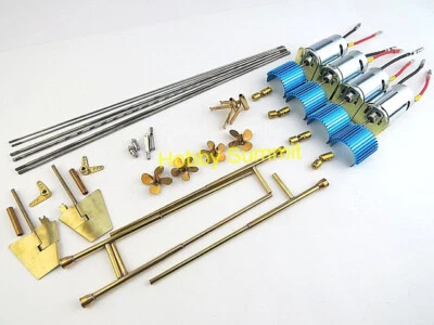 1/200 USS MISSOURI / IOWA  R/C Running Gear Set  Trumpeter Merit WWII Battleship - Image 1 of 4