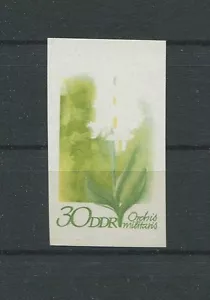 DDR PH 1566 ORCHIDEEN 1970 PHASENDRUCK ORCHID ORCHIDS PROOF IMPERF!! p239 - Picture 1 of 1