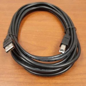 Printer Cable USB 2.0 A/B...5M/16.4 Ft. Cables Tp Go...Black...NEW! - Picture 1 of 3