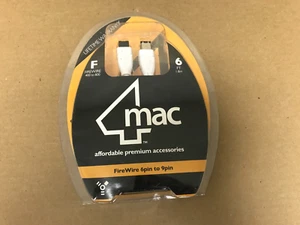 Brandneu FireWire 6 Pin/400 auf 9 Pin/800 Kabel 6 Fuß - Bild 1 von 3