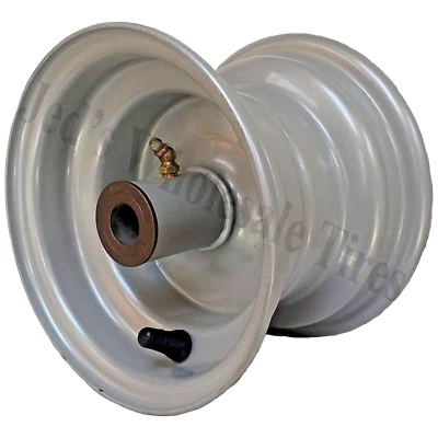 6x4.5 Montar Cortacésped Jardín Tractor Go Kart RUEDA LLANTA 3/4" ID Buje Desplazamiento Foto 1 de 4