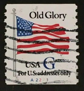 US Scott # 2890 gebraucht; blau G; Pl # Singles: A2223; - Bild 1 von 1