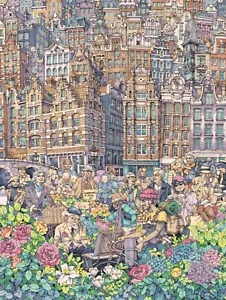 The New Yorker Puzzle Company: Rompecabezas de 1000 piezas - Dam Charming City ~ Max Tilse - Imagen 1 de 4