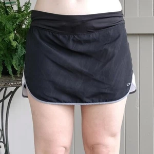 Vintage Y2K 2000s Champion Skirt Skort Black Mini Tennis Low Rise Size M 12 - Picture 1 of 10