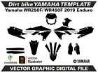 Yamaha Wr250f Wr450f 2019 Template Format Ai Cdr Eps M52