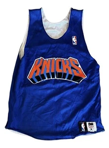 New York Knicks Reversible Practice Basketball Jersey Youth Size Medium #14 Vtg - Picture 1 of 11