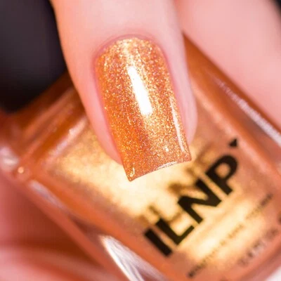 ILNP Sundown - Peachy Gold Holographic Shimmer Nail Polish - Image 1 of 4