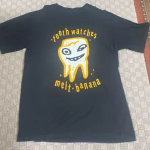 Melt-Banana Music For Lovers Black T-Shirt Cotton Full Size 7D1597 - Picture 1 of 4