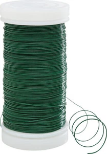 Alambre de encuadernación VERDE 0,3 mm x 150 m alambre para flores alambre para envolver alambre para manualidades alambre de jardín alambre - Imagen 1 de 2
