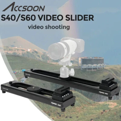 ACCSOON TOPRIG S40 S60 Motorized Camera Video Slider Rail 120° Panorama APP - Image 1 of 4
